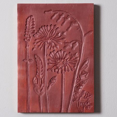 Handcarved Terracotta Wall Plate